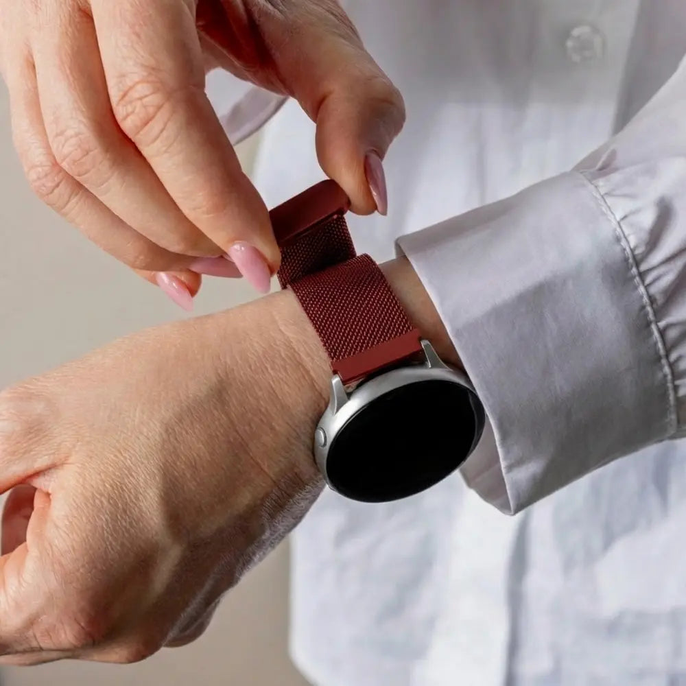 Samsung Galaxy Watch Milanese band 42mm (rood)