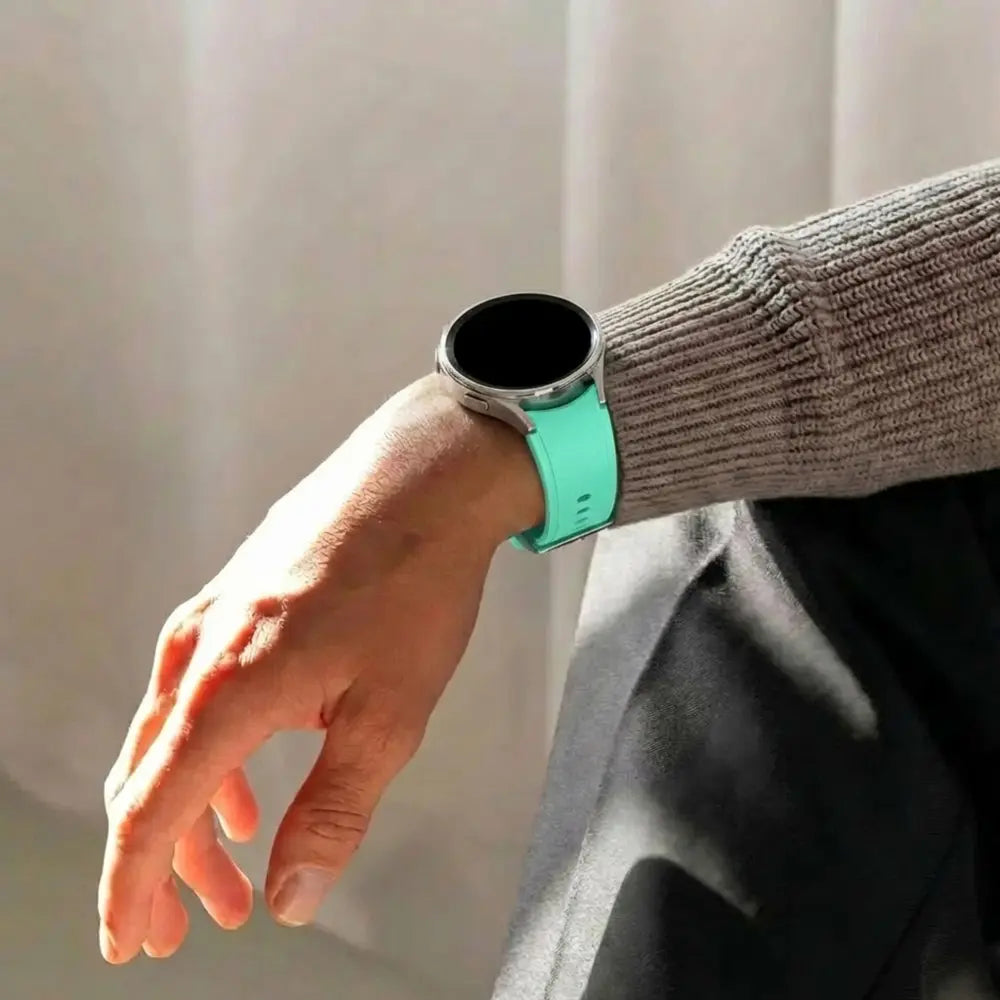 Samsung Galaxy Watch 7 - 40mm Silicone Strap Perfect Fit (Aqua)
