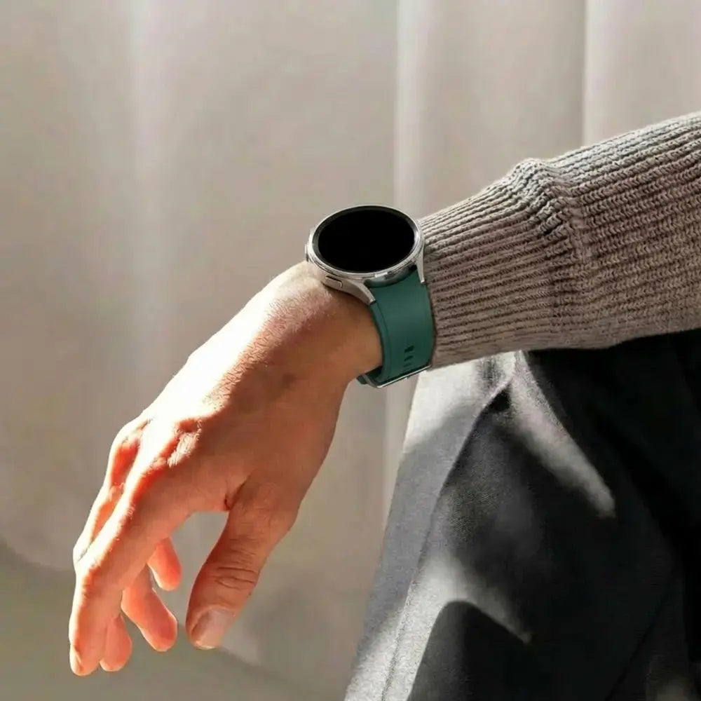 Samsung Galaxy Watch 7 - 40mm Silicone Strap Perfect Fit (Dark Green)
