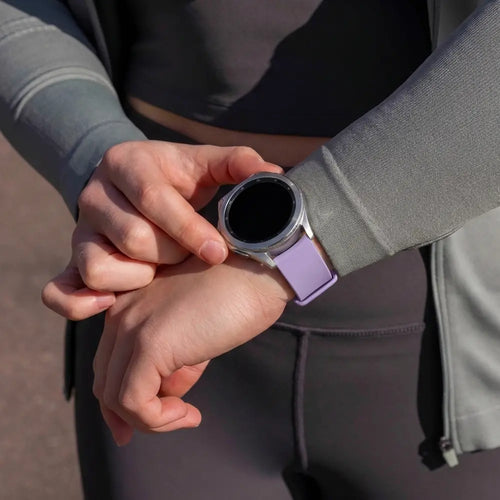 Samsung Galaxy Watch 4 Classic 46mm Silicone Strap (Lilac)