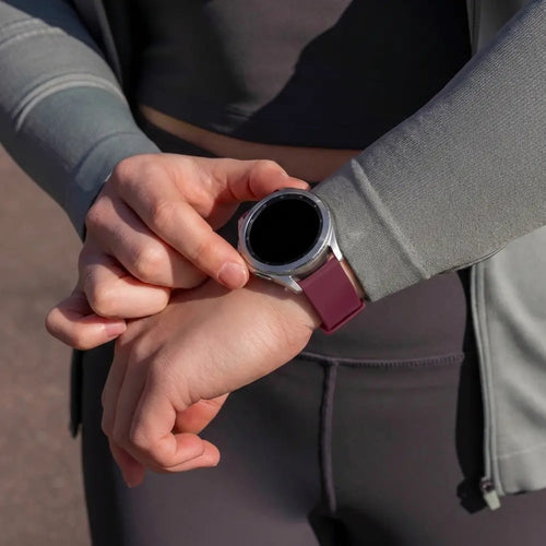 Samsung Galaxy Watch 4 40mm sport bandje (bordeaux)