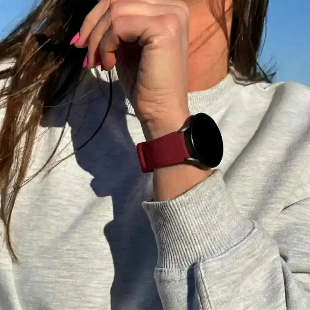 Samsung Galaxy Watch 7 - 40mm siliconen bandje (bordeaux)
