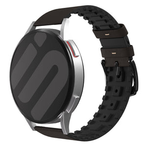 Amazfit Bip 3 (Pro) Leather / Silicone Strap (Brown)