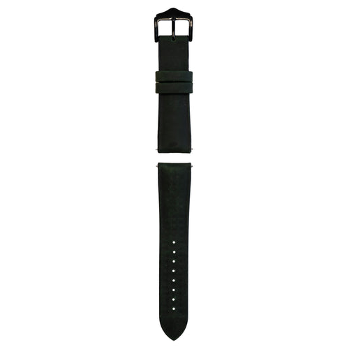 Amazfit Bip U (Pro) siliconen/leren bandje (groen)