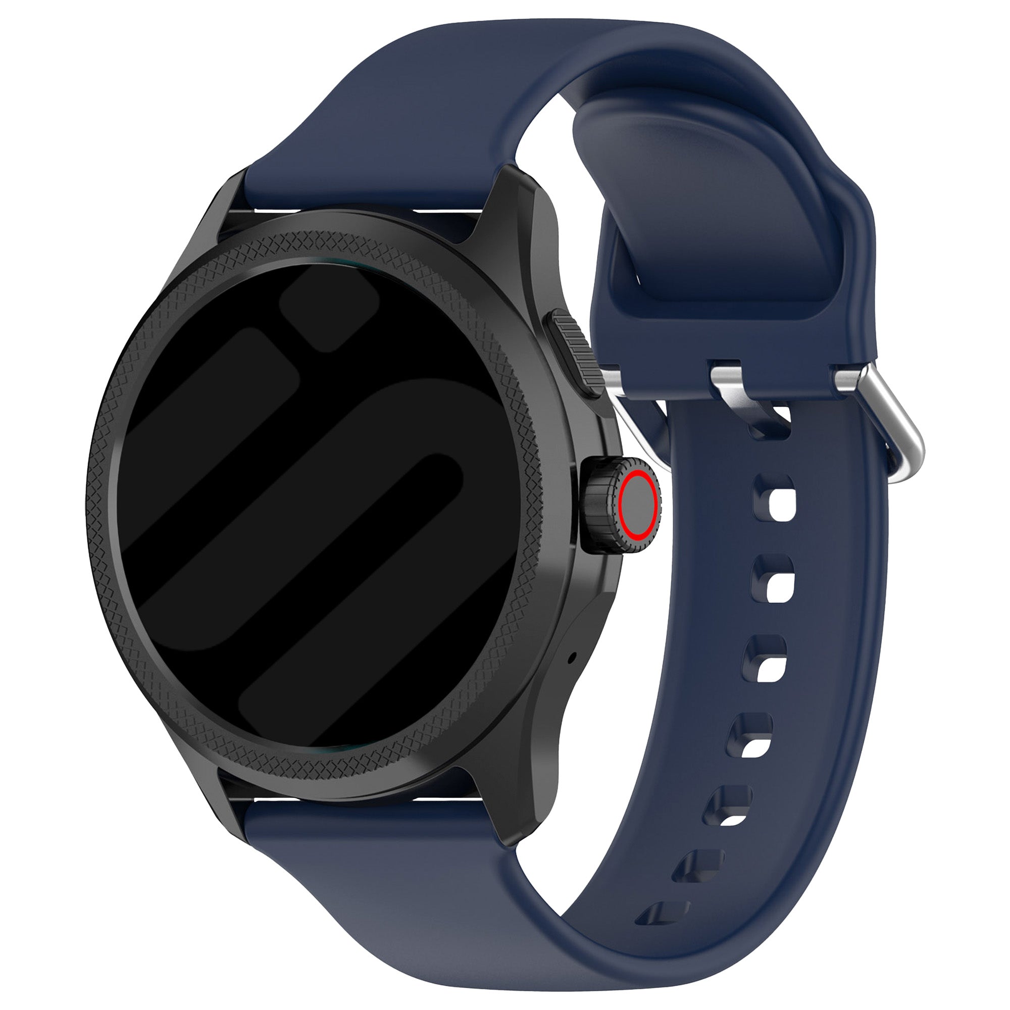 Coros Apex 4 - 46mm Silicone Buckle Strap (Dark Blue)