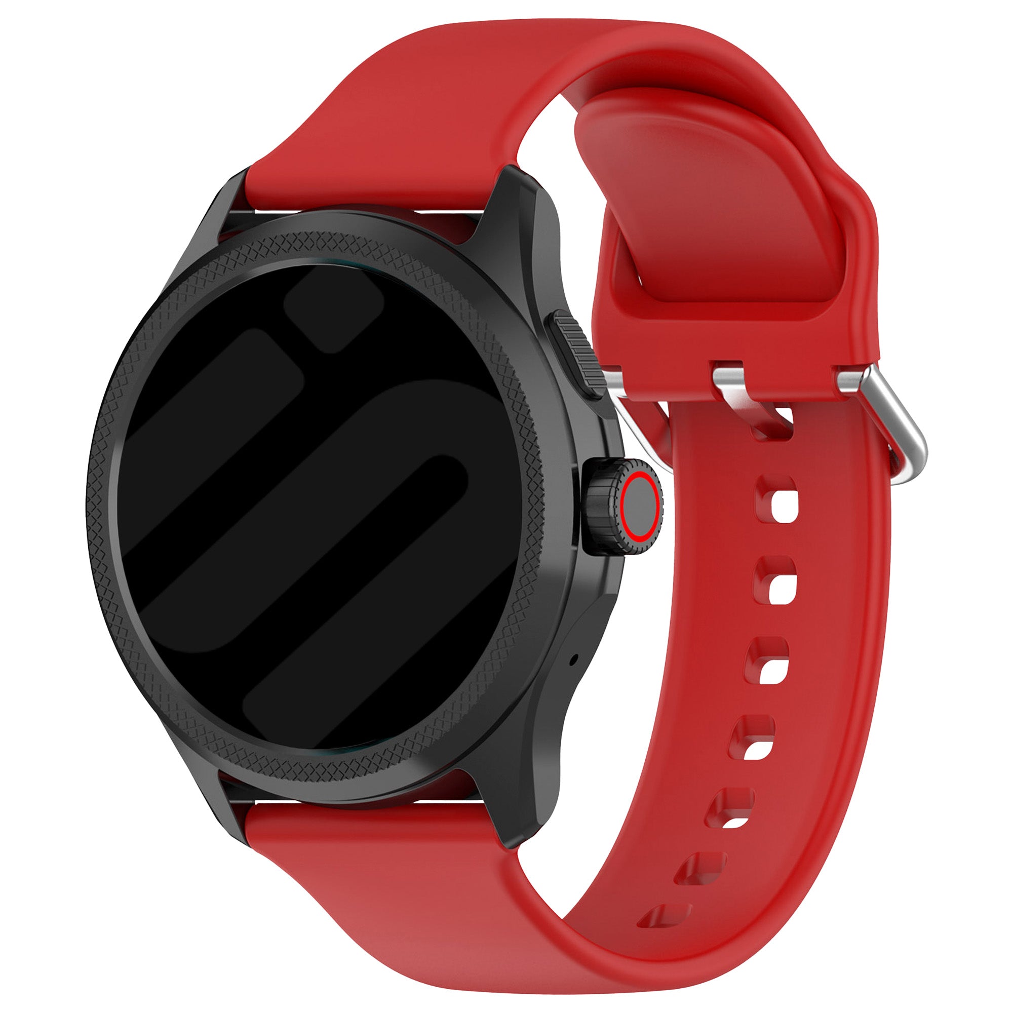 Coros Apex 4 - 46mm Silicone Buckle Strap (Red)