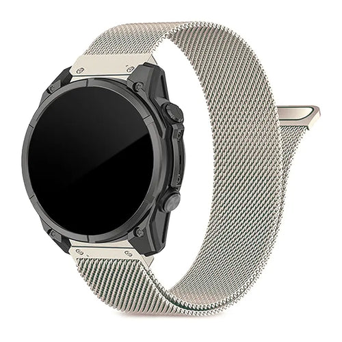 Garmin D2 Delta Premium Milanese Strap (Starlight)