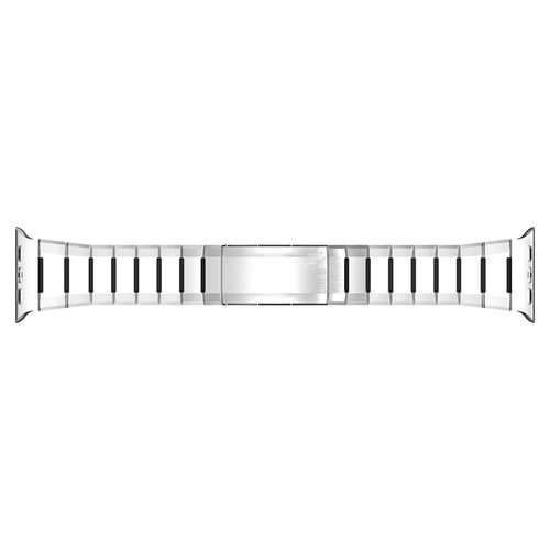 Apple Watch Ultra stalen hybrid band (titanium/zwart)
