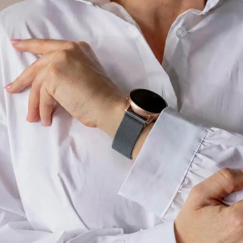 Milanese horlogeband 18mm universeel (space grey)