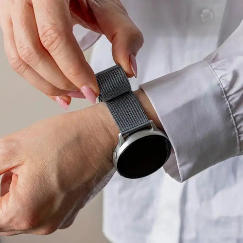 Milanese horlogeband 18mm universeel (space grey)