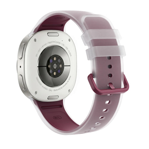 Samsung Galaxy Watch 9 - 44mm Jelly Silicone Strap (Wine Red)