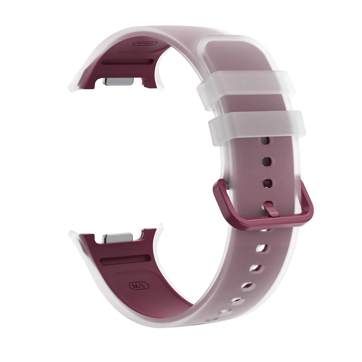 Samsung Galaxy Watch 8 - 40mm Jelly Silicone Strap (Wine Red)