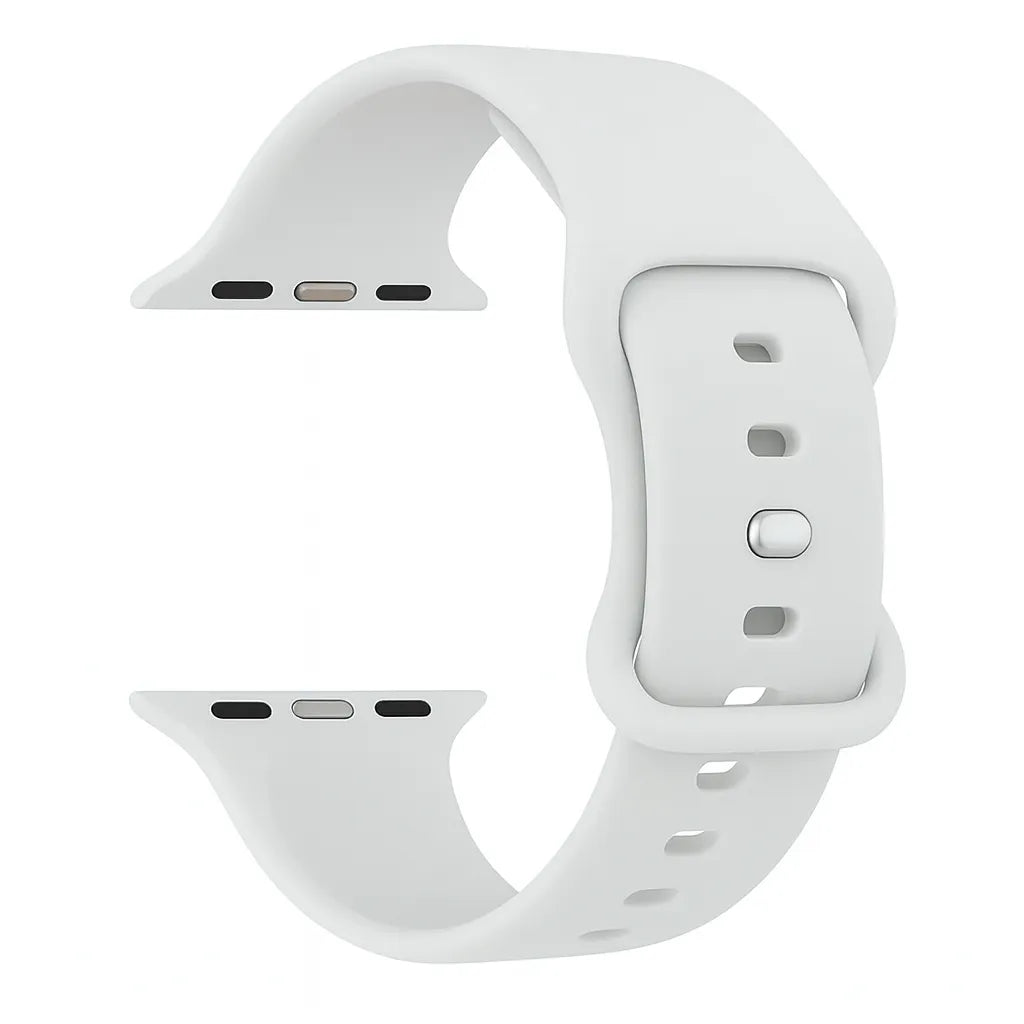 Apple Watch siliconen bandje (wit)