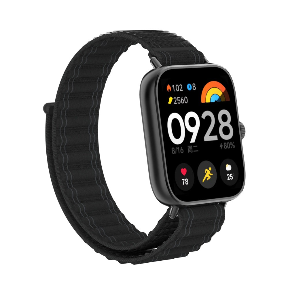 Redmi Watch 4 Wave nylon bandje (zwart)