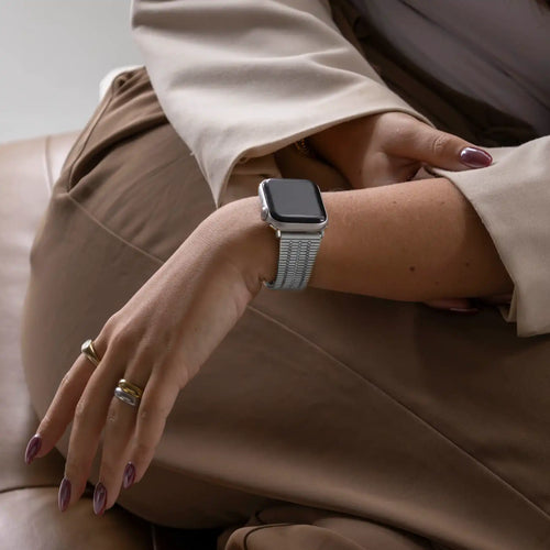 Apple Watch roestvrij stalen band (zilver)