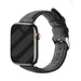 Apple Watch Alcantara bandje met gesp (zwart)