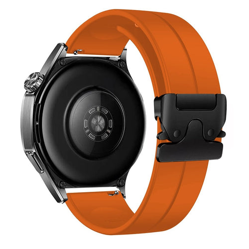 Amazfit Active Max siliconen band met P-buckle (oranje)