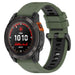 Garmin Quatix 5 / 6 / 7 sport gesp band (olijfgroen/zwart)