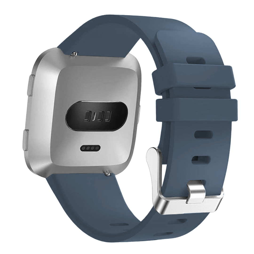 Fitbit Versa / Versa 2 Silicone Strap with Buckle (Greyblue)