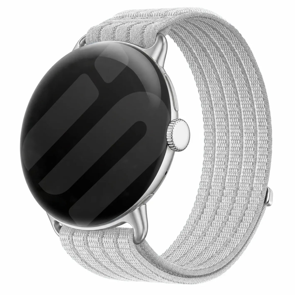 Google Pixel Watch 1/2 Ultra Thin Nylon Strap (Light Grey)