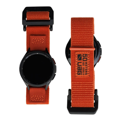 UAG Samsung Galaxy Watch 4 Classic 42mm nylon bandje (oranje)
