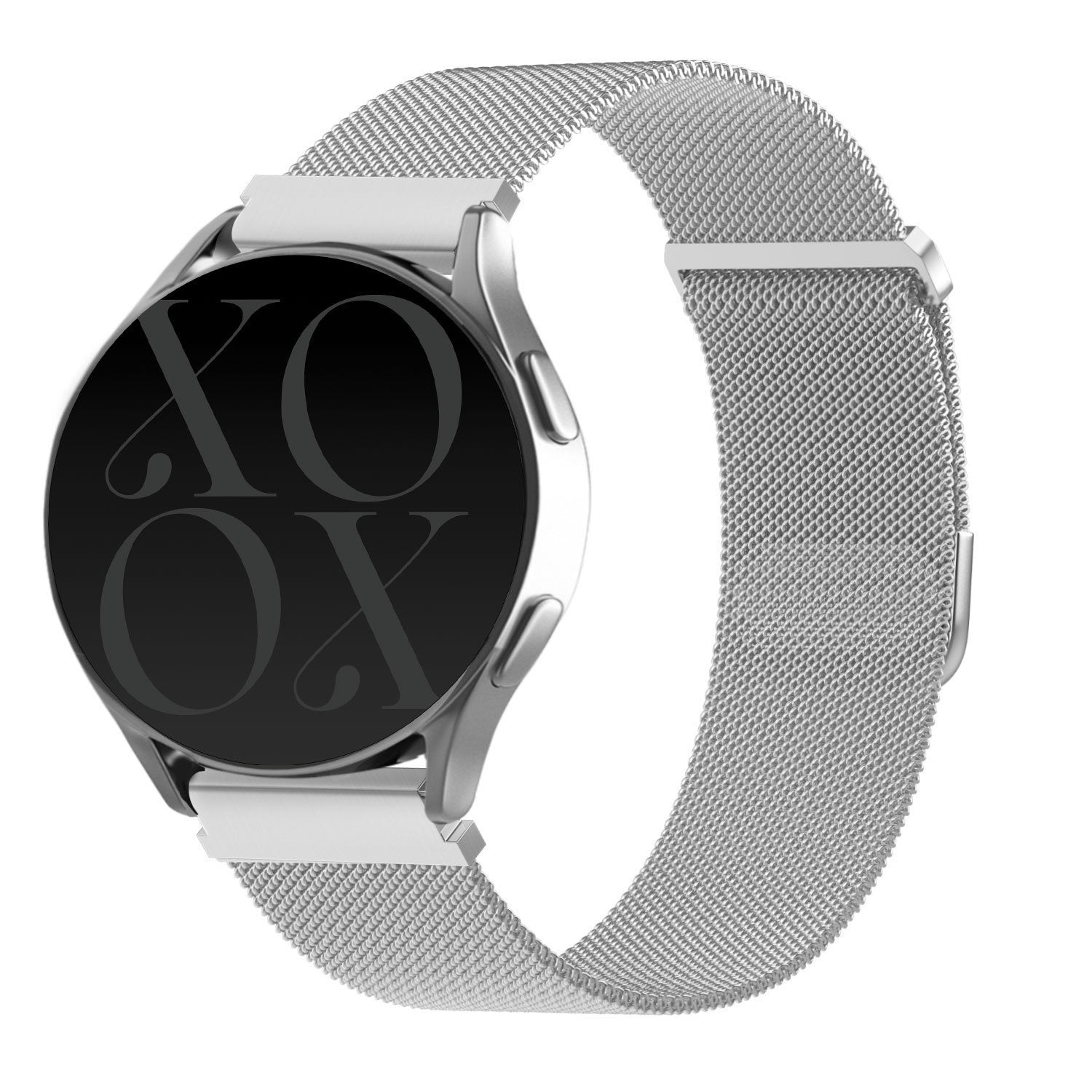 xoxo Wildhearts Polar Grit X Milanese Strap (Silver)