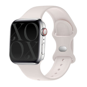 xoxo Wildhearts Apple Watch siliconen bandje (beige)