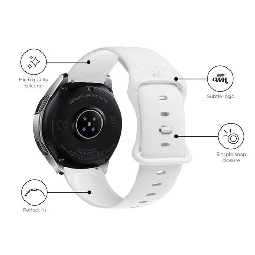 xoxo Wildhearts Samsung Galaxy Watch 3 41mm siliconen bandje (wit)