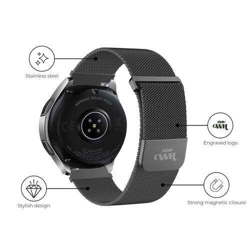 xoxo Wildhearts Xiaomi Watch S1 Milanese band (zwart)