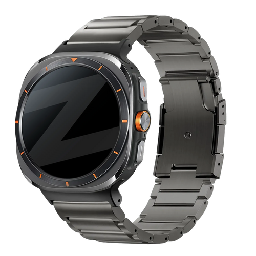 Bandz Samsung Galaxy Watch Ultra titanium band 'Classic' (grafiet)
