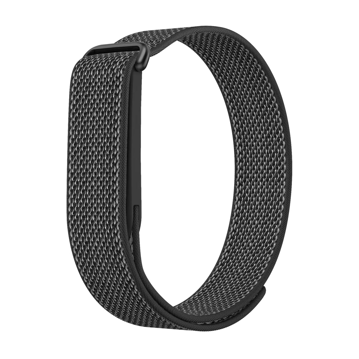Bandz Fitbit Air nylon band 'Classic' (zwart)