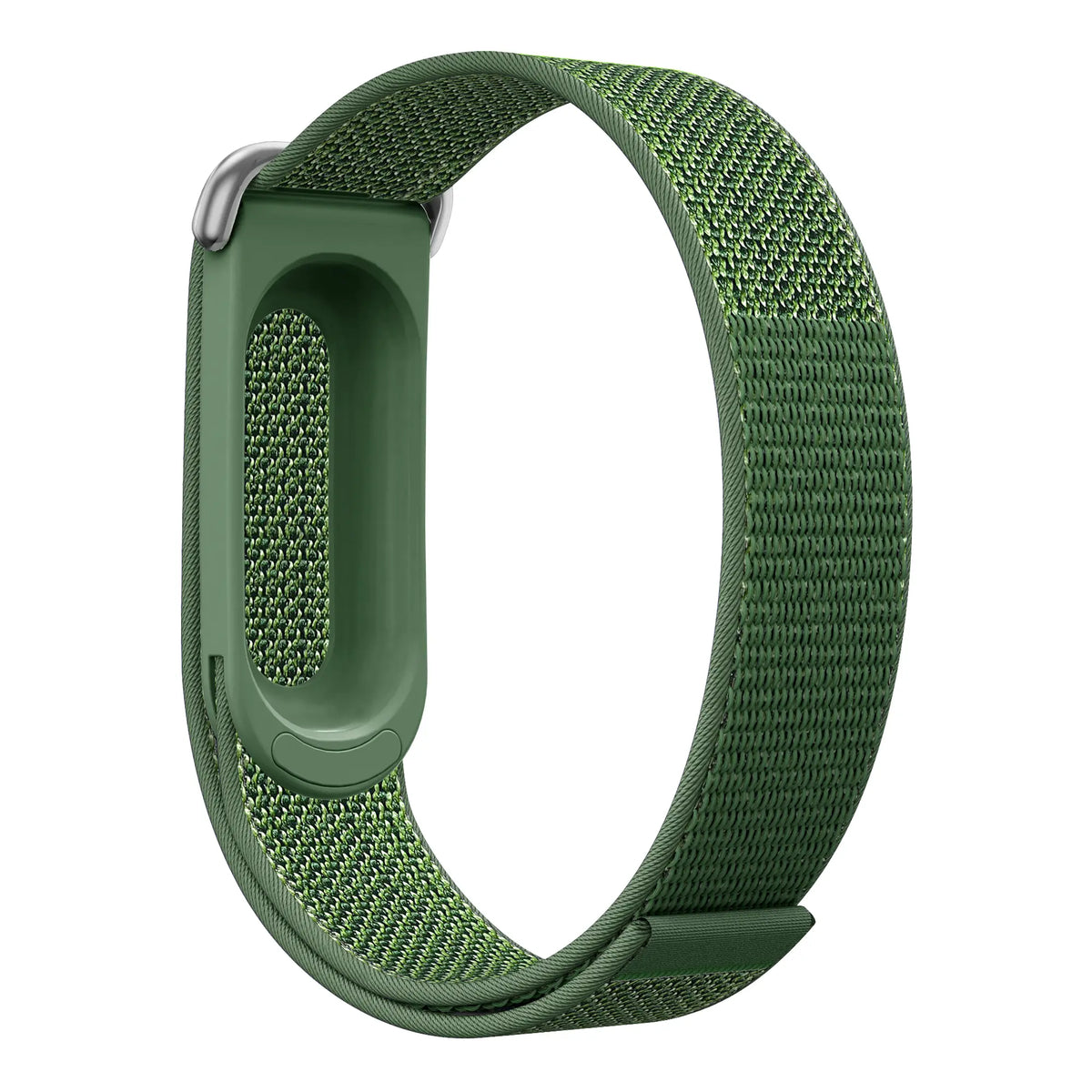 Bandz Fitbit Air nylon band 'Classic' (legergroen)