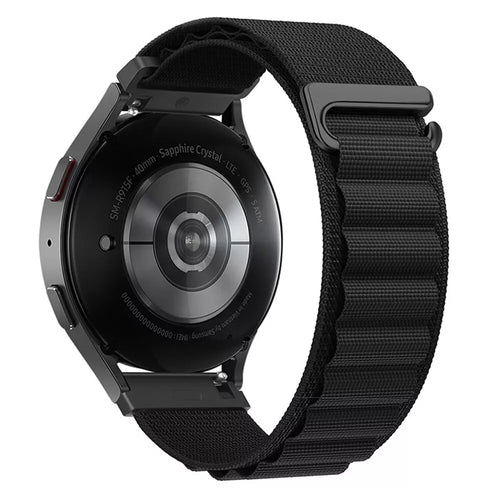 Redmi Watch 5 Lite Alpine nylon band (zwart)