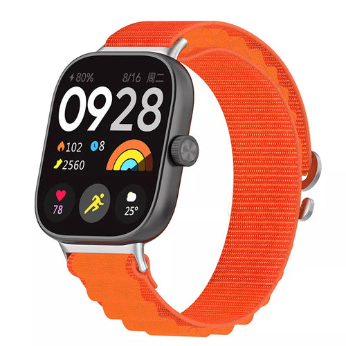 Xiaomi Smart Band 8 Pro Alpine nylon bandje (oranje)