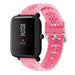 Xiaomi Amazfit Bip siliconen bandje met patroon (knalroze)