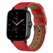 Amazfit GTS 2 leren bandje (rood)