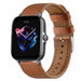 Amazfit GTS 3 leren bandje (strak bruin)
