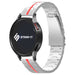 Huawei Watch GT 3 Pro 46mm steel iron band (zilver/rood)