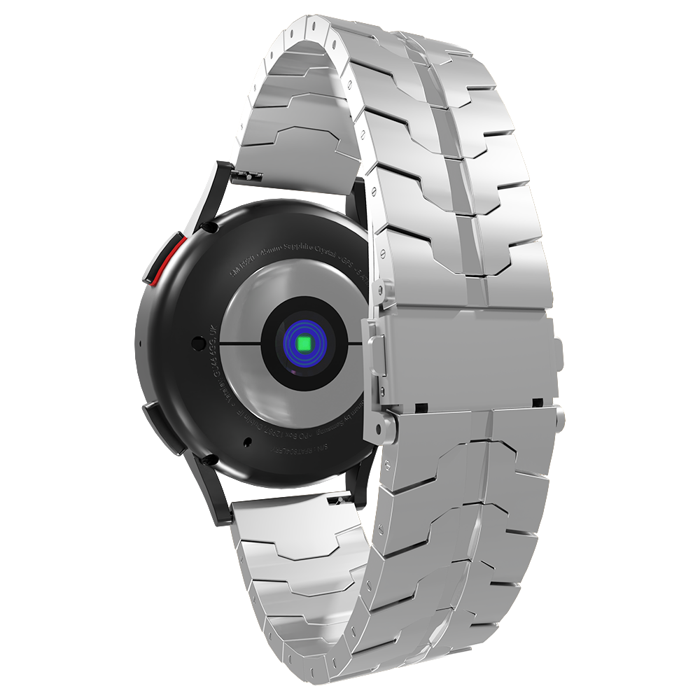 OnePlus Watch 3 steel iron band (zilver)