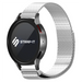 Fossil Gen 5e 44mm luxe metalen mesh bandje (zilver)