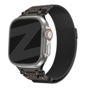 Bandz Apple Watch Rugged Milanese Loop Strap (Black)