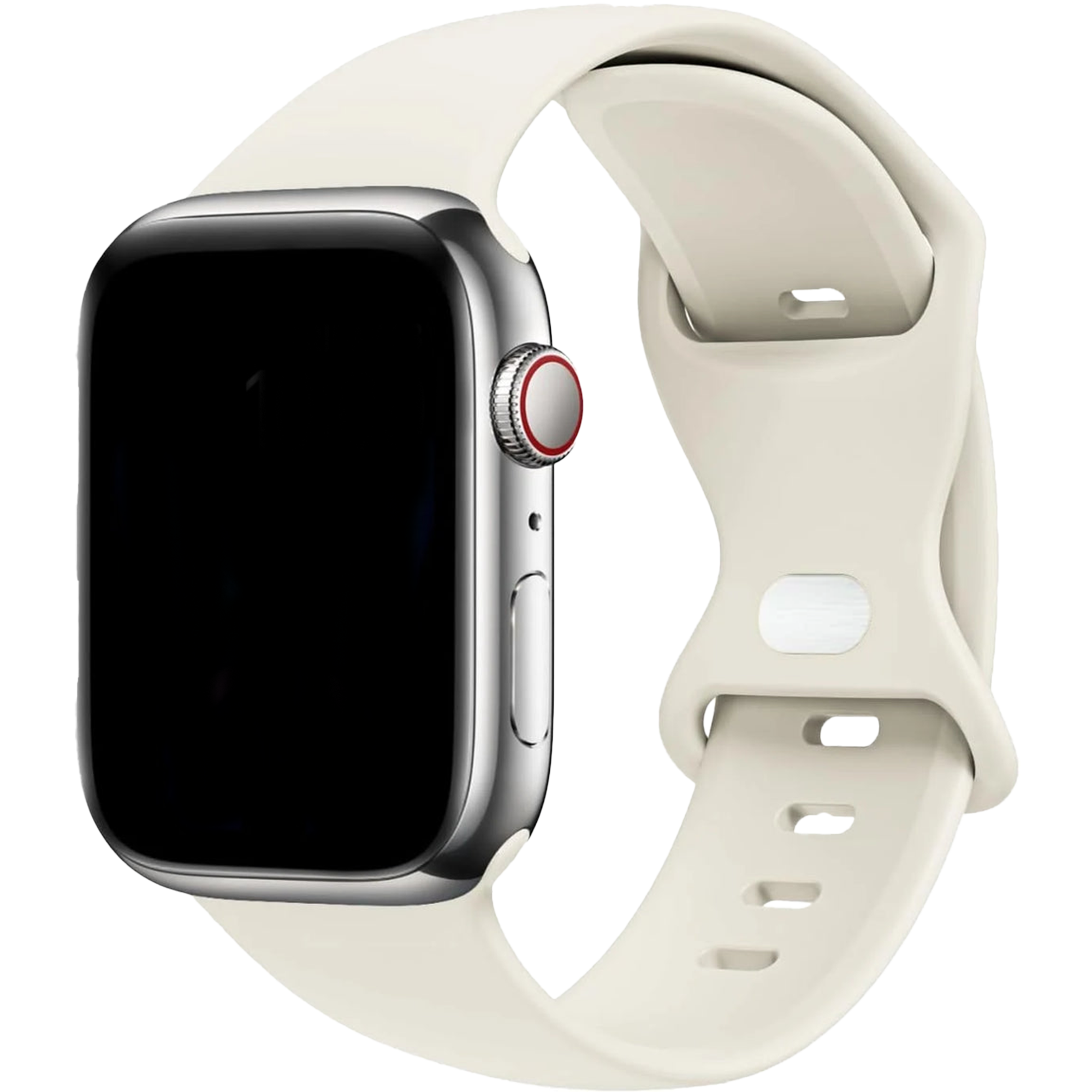 Apple Watch siliconen bandje (beige)