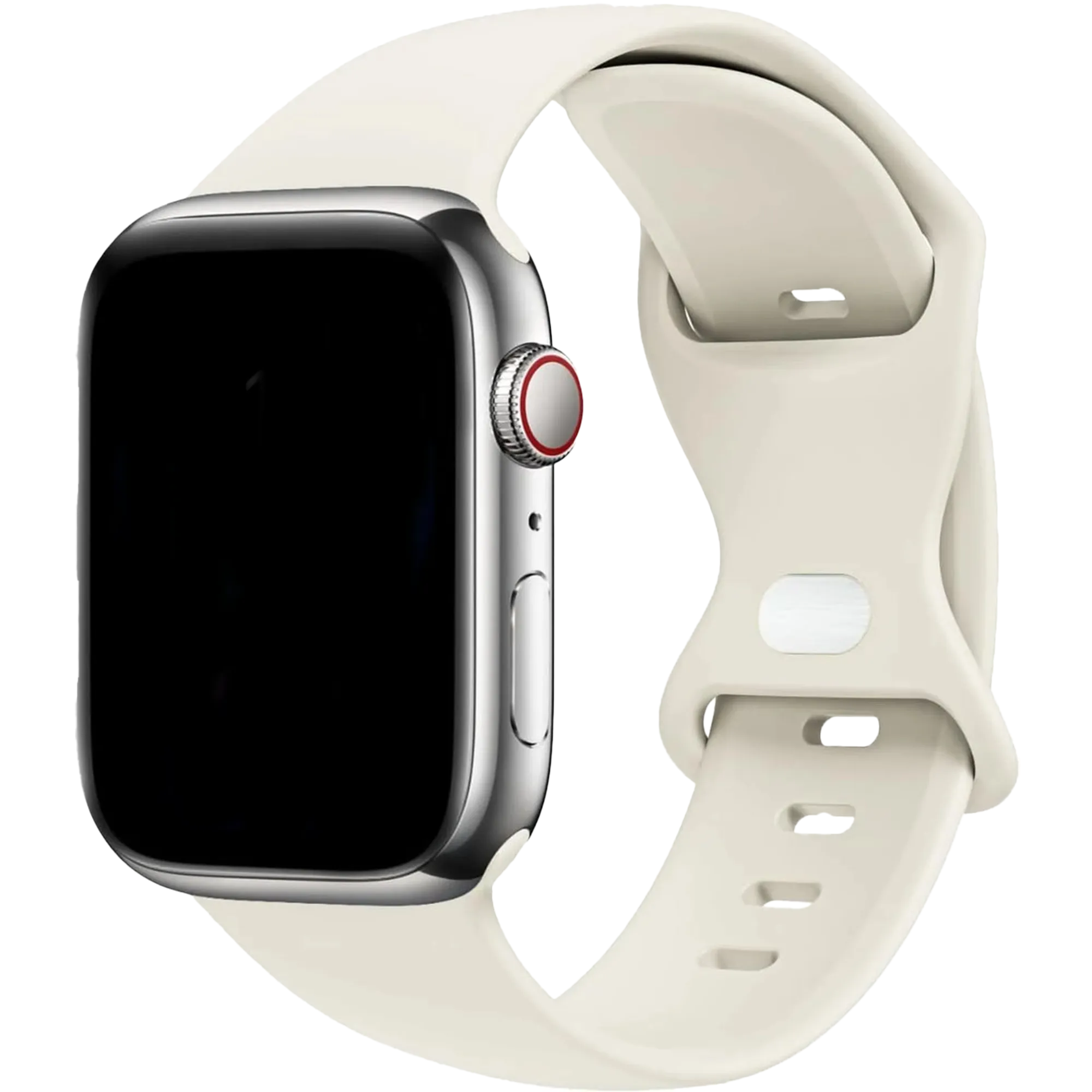 Apple Watch siliconen bandje (beige)