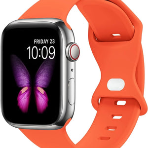 Apple Watch siliconen bandje (oranje)
