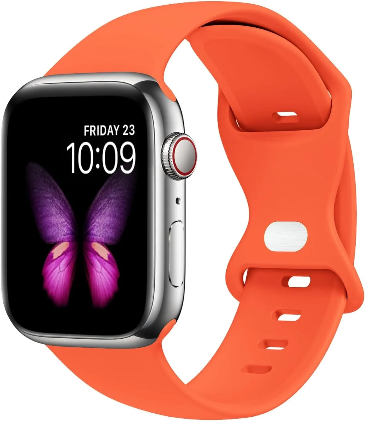 Apple Watch siliconen bandje (oranje)