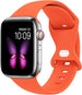 Apple Watch siliconen bandje (oranje)
