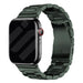 Apple Watch stalen band (donkergroen)