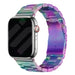Apple Watch stalen band (regenboog)