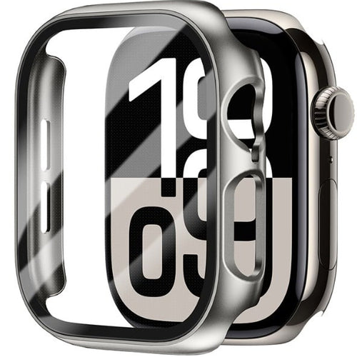 Apple Watch 10 Hard Case with Glass (Titanium Slate)