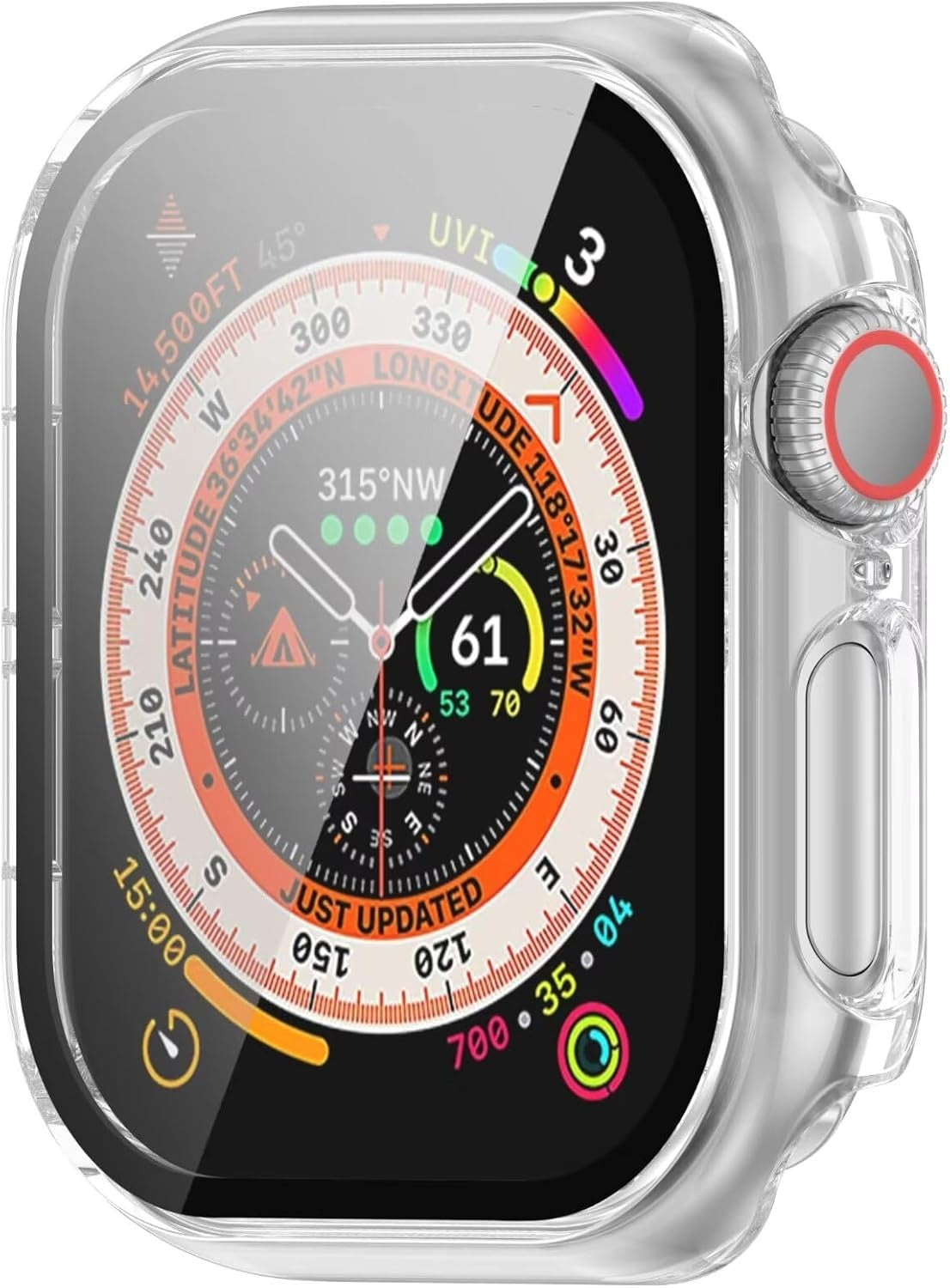 Apple Watch 10 Hard Case with Glass (Transparent)